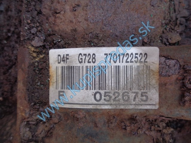 motor na renault tháliu II 1,2 55KW, D4F